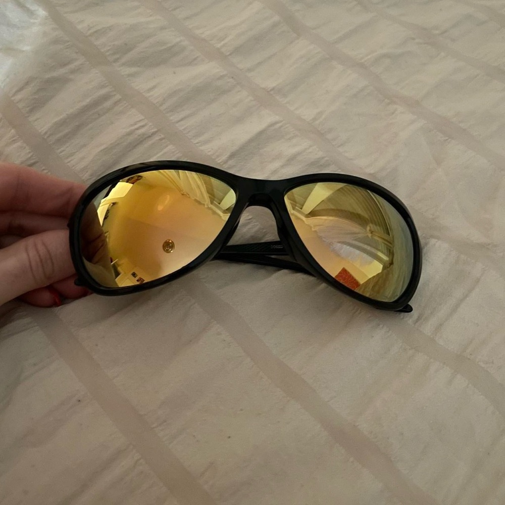 Oakley Black and Gold Sunglasses